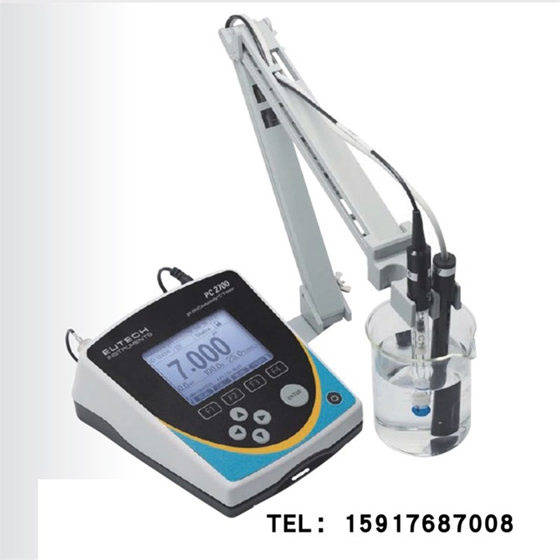 美国EUTECH优特多参数测量仪 pH/电导率/温度检测仪 PC2700 pc700