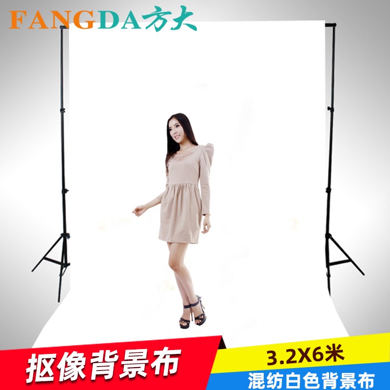 影视加厚直播绿幕抠像布升降抠图绿布摄影抠像拍照绿色蓝色背景布