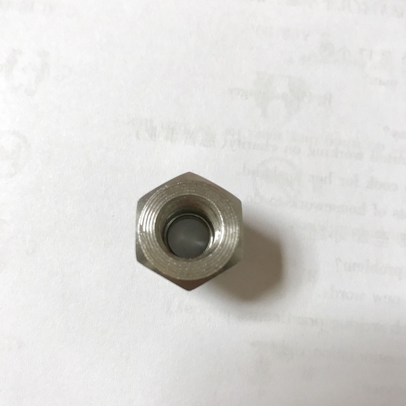 m10x1-G1/4 不锈钢芯接头 内螺纹m10x1 外螺纹G1/4 转换接头