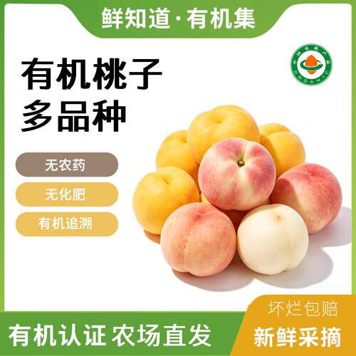 有机桃子新鲜现摘水蜜桃黄桃多选