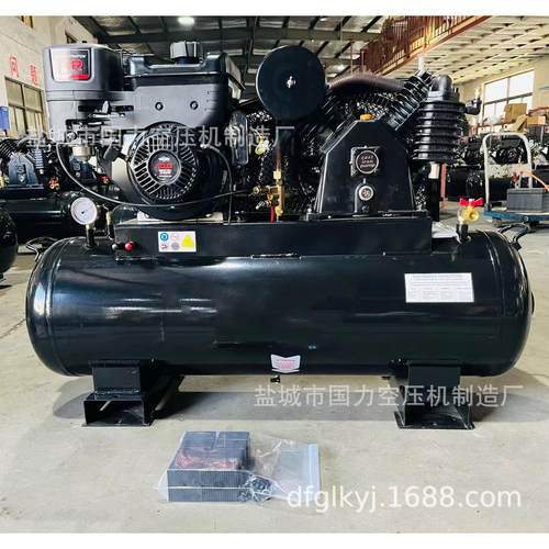 活塞皮带空气压缩机30加仑1.25mpa阿斯米安全阀EPA百力通汽油机