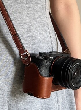 索尼A7C2真皮保护套A7CR A7M5/4 A7R5 ZVE10一代/二代