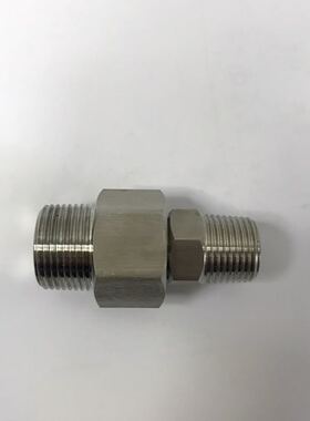 不锈钢外丝接头 双外丝 两边外螺纹 一边NPT1/2 一边NPT3/4 组合
