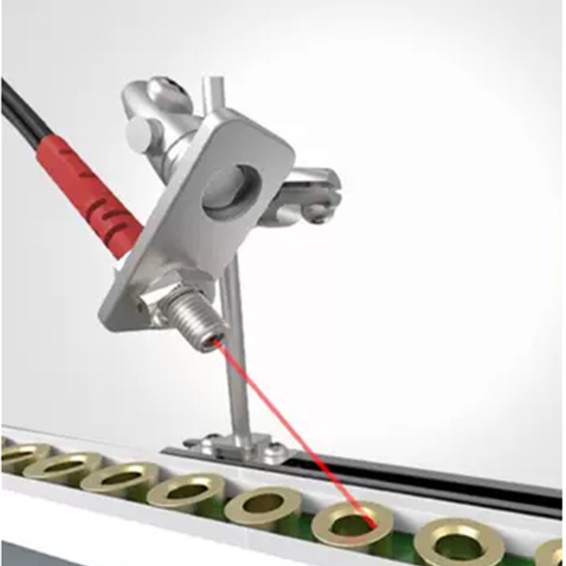 M3/M4/M6光纤传感器数显放大器光电开关漫反射探头对射光纤线支架