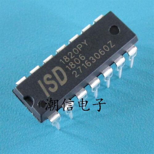 ISD1820PY ISD1820P 单段语音录放芯片 全新原装 实价 可直接拍买