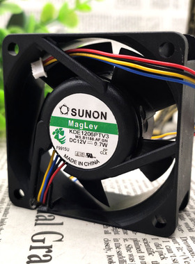 台骏/TAJUN 6025 KDE1206PTV3 12V 0.7W 6CM 静音 磁悬浮散热风扇