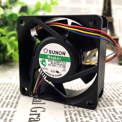 台骏/TAJUN 6025 KDE1206PTV3 12V 0.7W 6CM 静音 磁悬浮散热风扇