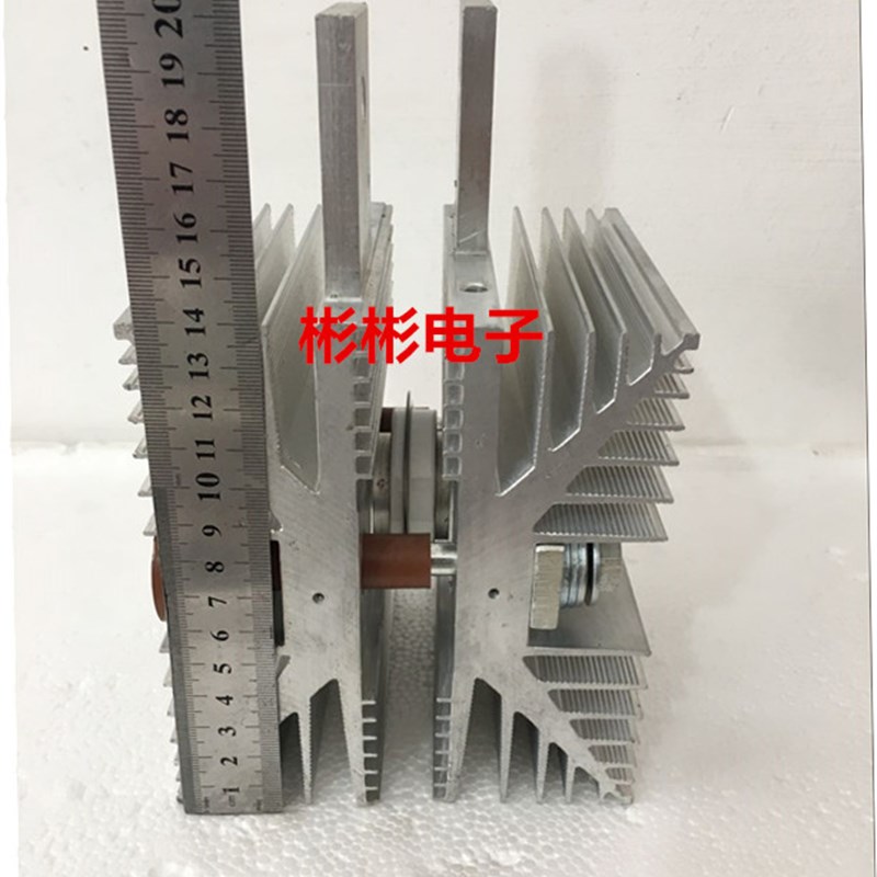 KS500A 1200V-1600V 双向可控硅 加SF12铝型材风冷散热器 一整套