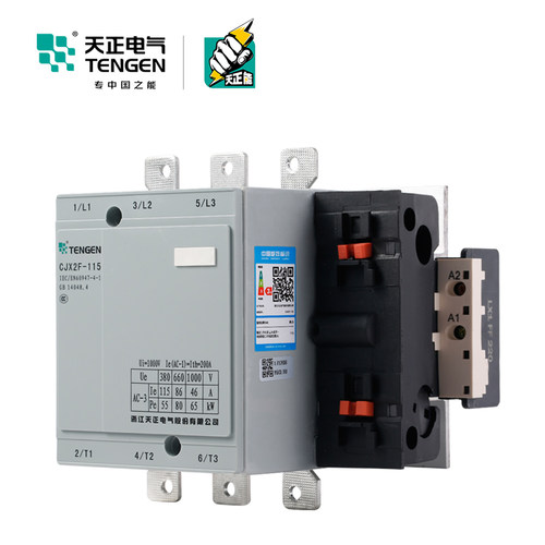 TENGEN天正 CJX2F-115A 交流接触器 CDC6 NC2 LC1 115A 220V 380V