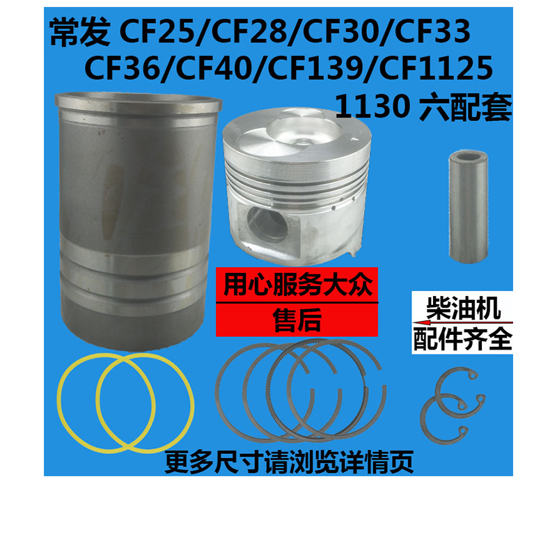 常发CF25/CF28/CF30/33/36/40/139/1125/1130柴油机四配套六配套