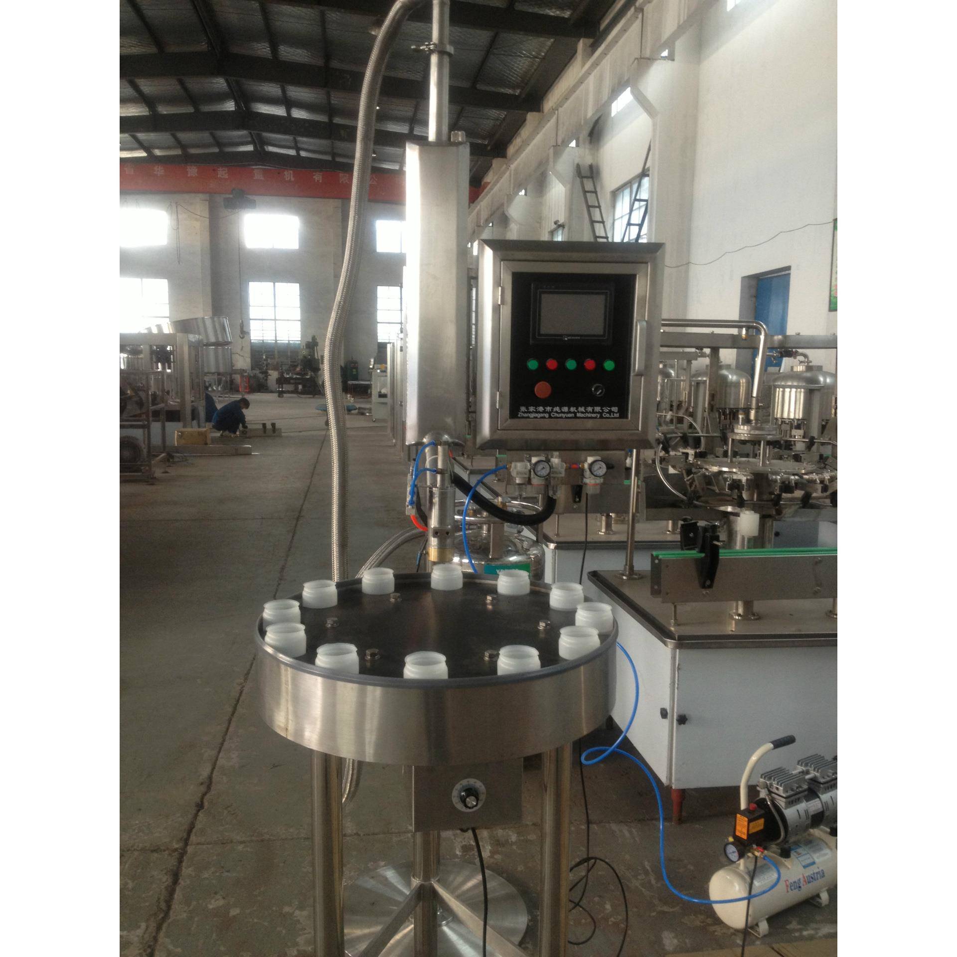 厂家供应全自动液氮加注机三合一常压灌装机不含气饮料加氮机