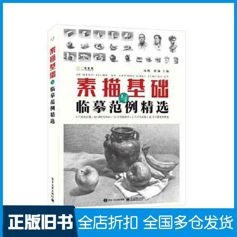 正版旧书素描基础与临摹范例精选成辉电子工业出版社9787121424625