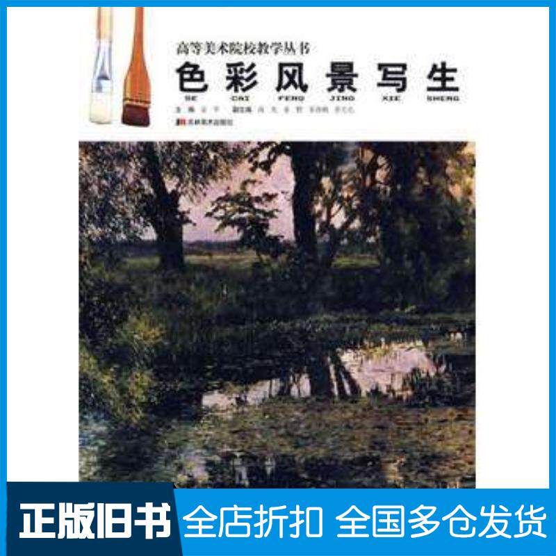 正版旧书色彩风景写生——高等美术院校教学丛书金平编著吉林美术出版社9787538632842