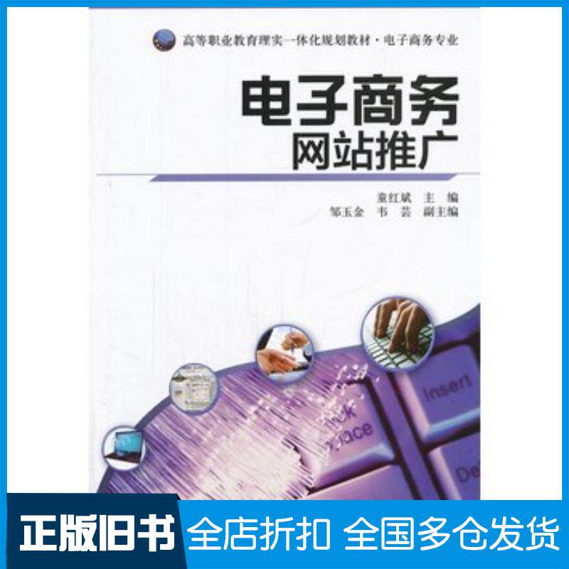 正版旧书电子商务网站推广童红斌主编电子工业出版社9787121171741