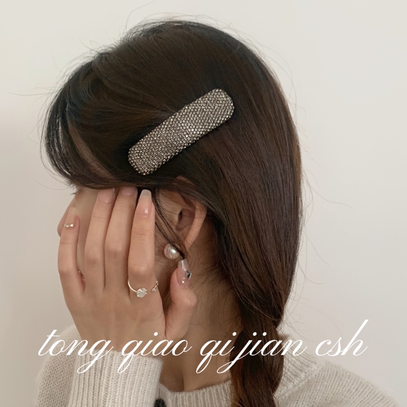 轻奢满钻气质闪发夹爆闪仙女必备