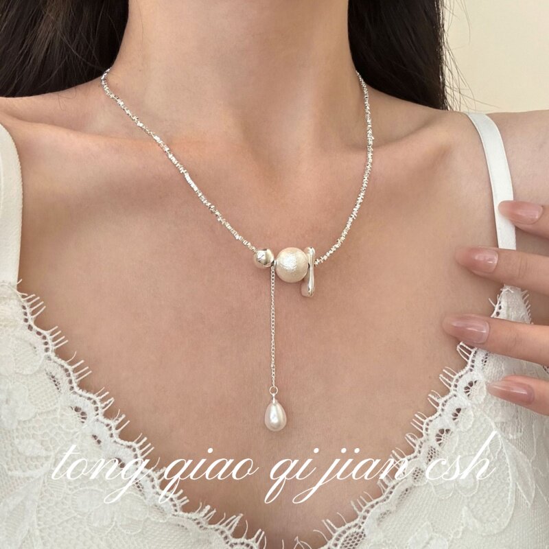 小仙女必备轻奢法式锁骨链