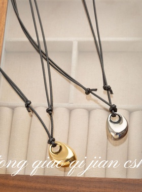 小众简约高级感毛衣链欧美配饰