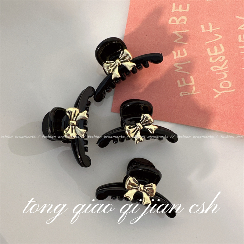 气质优雅侧边刘海小抓夹新款