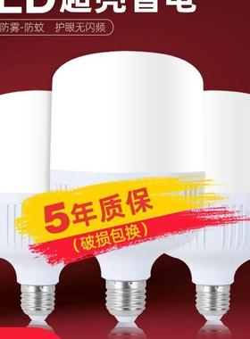 led灯泡家用超亮螺口螺旋e2WW2WWWW厂房球泡