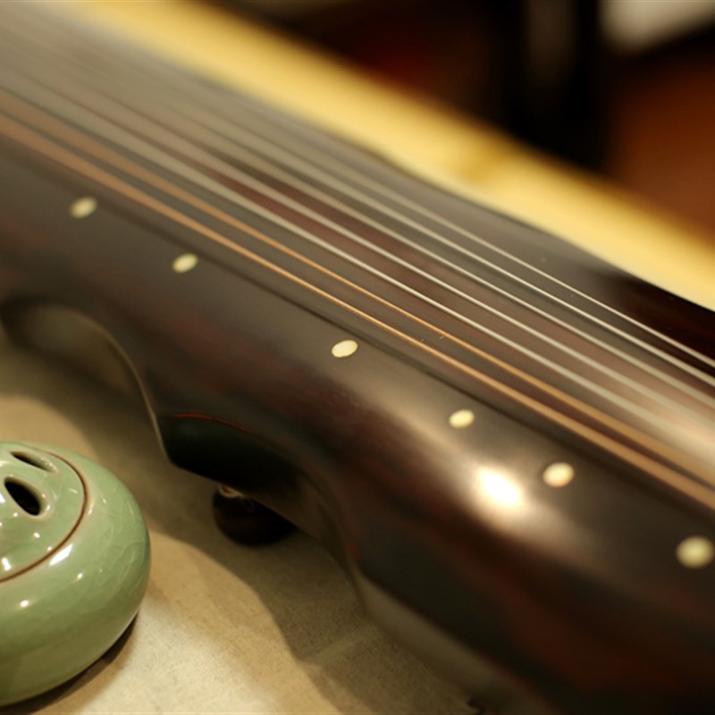 【金扬】老杉木纯手工演奏古琴赠送16件配件纯生漆鹿角霜伏羲古琴