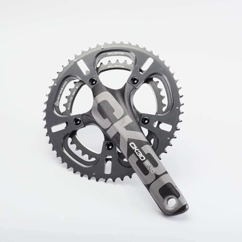 kuota LIGHT牙盘公路自行车一体式碳纤维曲柄50-34T牙盘公路牙盘
