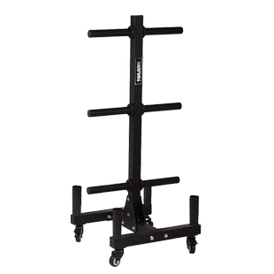 PAHLAVANI杠铃片储存架厚材主体四轮万向健身器材置物架放置架