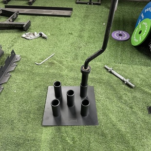 pahlavani杠铃杆收纳架5孔9根免打孔放置储物架奥杆存放底座挂钩