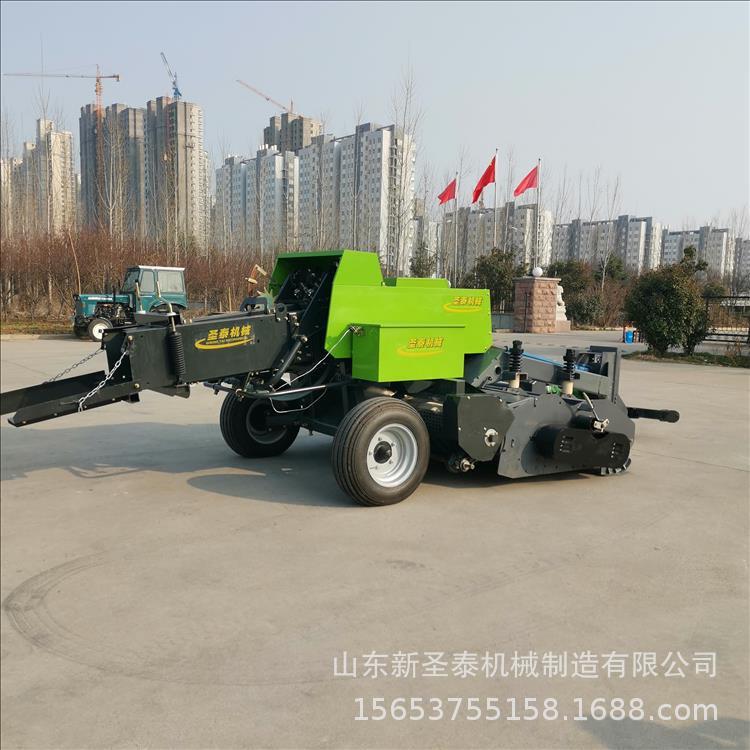 跨行式方草捆秸秆捡拾打捆机棉花秸秆粉碎方捆打捆机