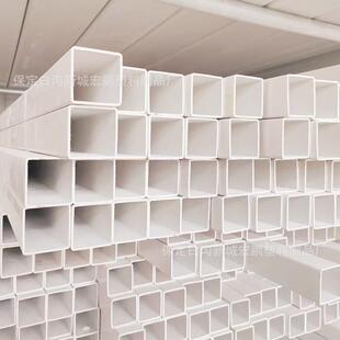 150*150pvc方管矩形标桩管水培养殖通风管120*120pvc塑料方管