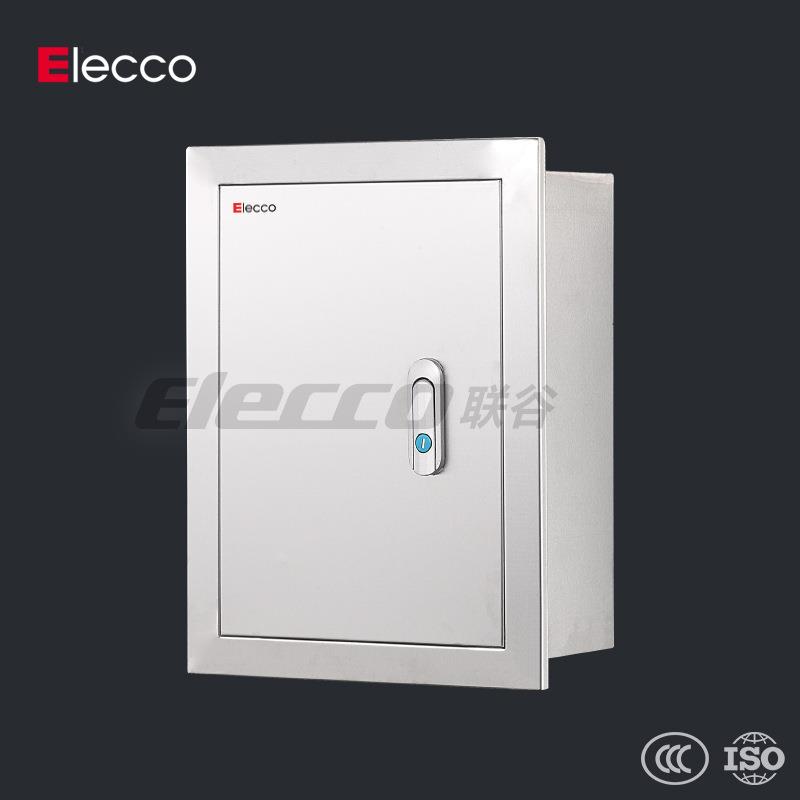 不锈钢暗装配电箱300*400*170mm/嵌墙式电气箱3C布线箱开关箱