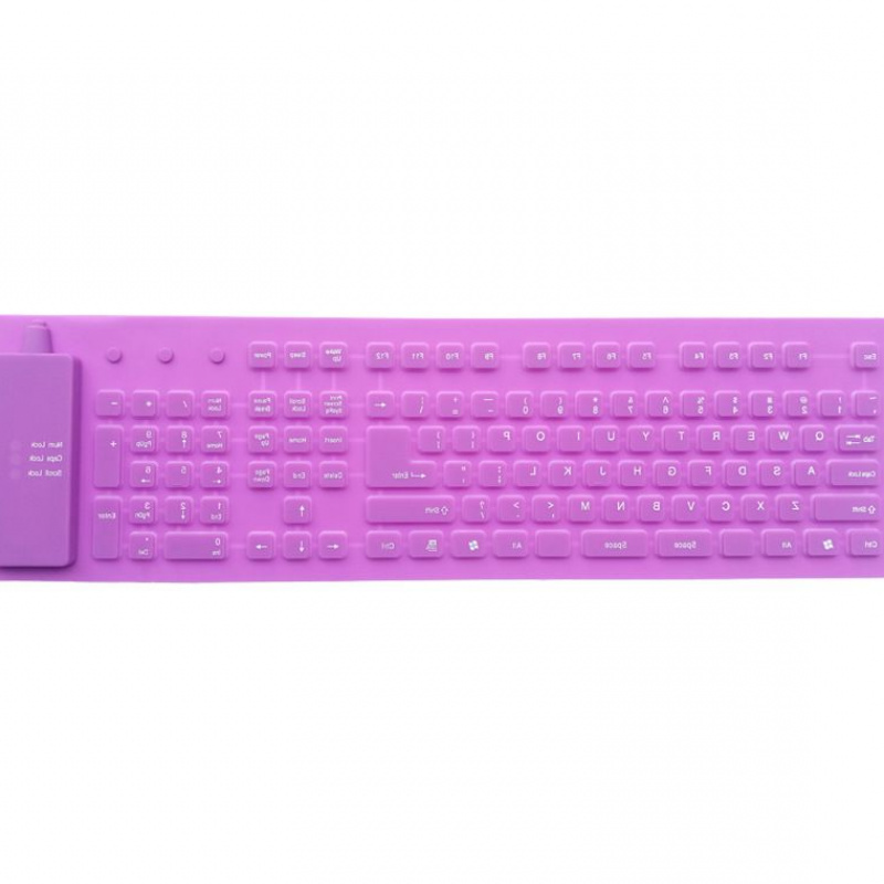 硅胶防水防尘折叠软键盘工业迷你