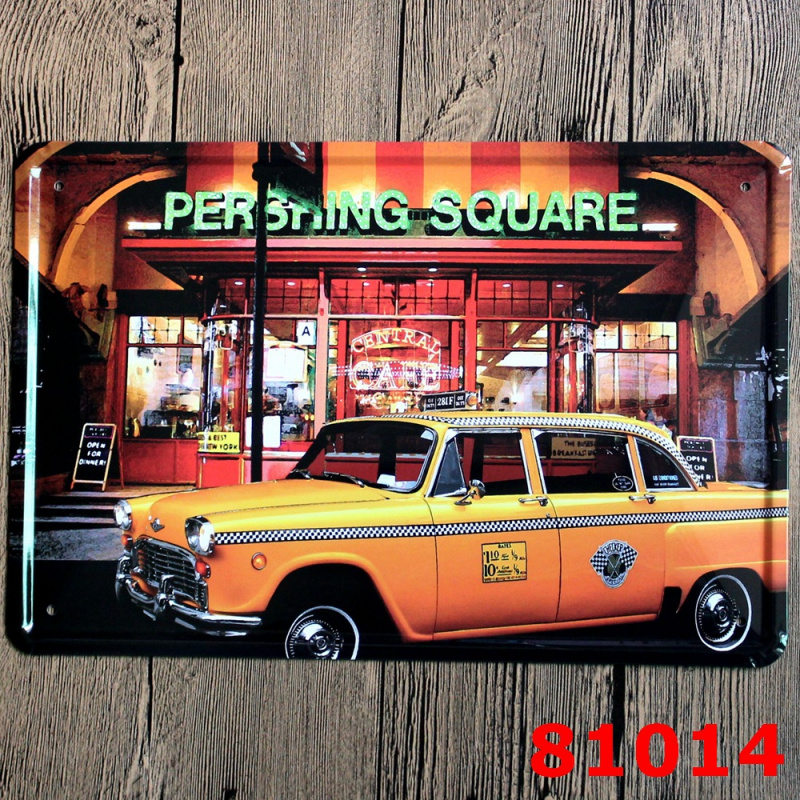 欧美 汽车 复古铁皮画 厂家直销价 复古 酒吧装饰  内外贸批发