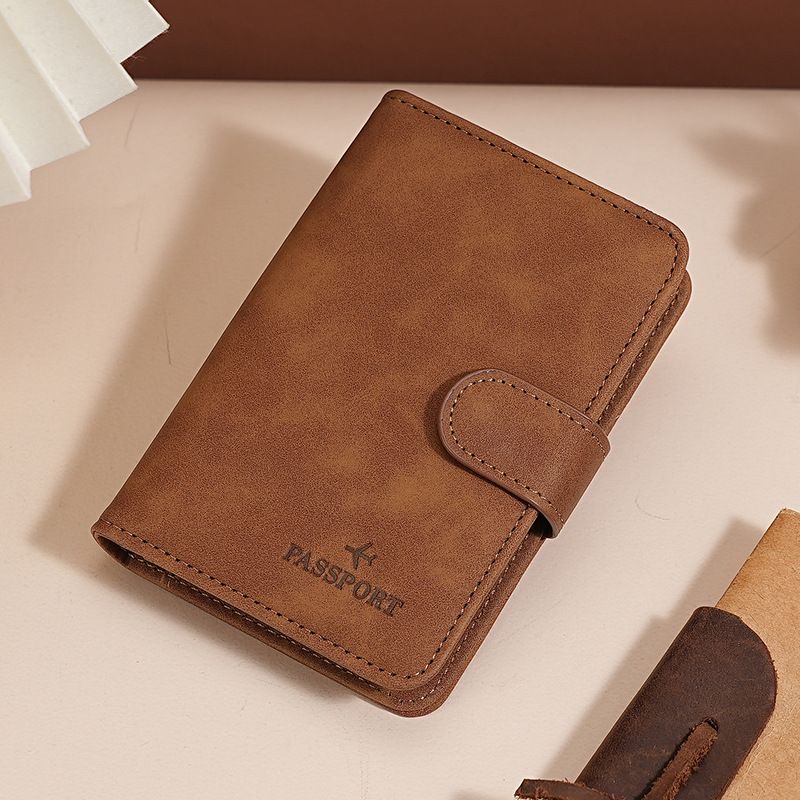日韩风真皮护照包证件卡包男士简