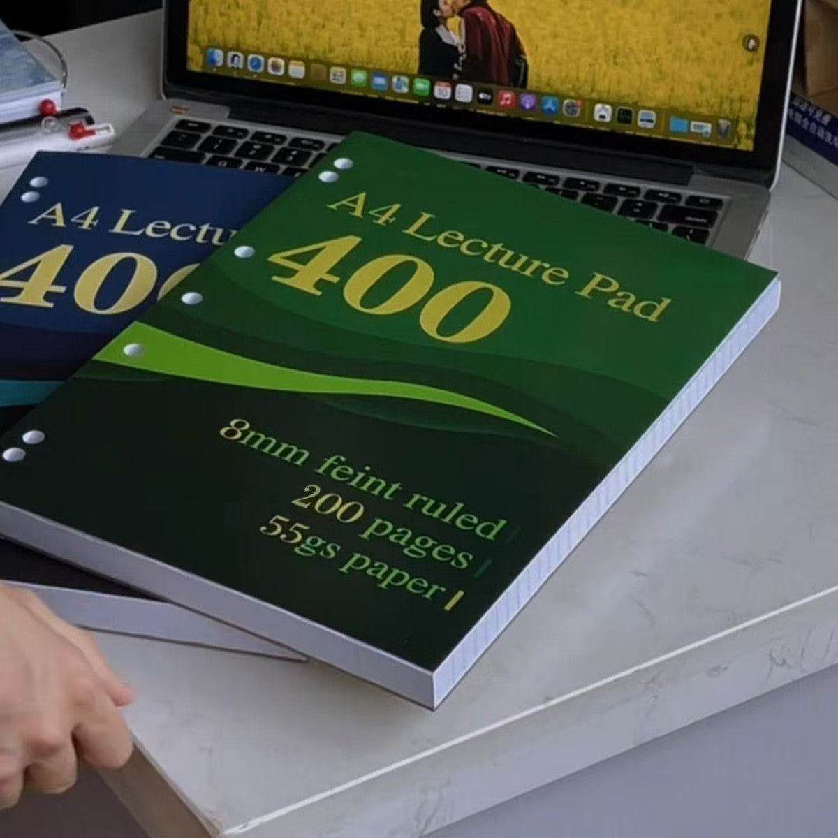 A4七孔美式分栏薄脆本加厚200页