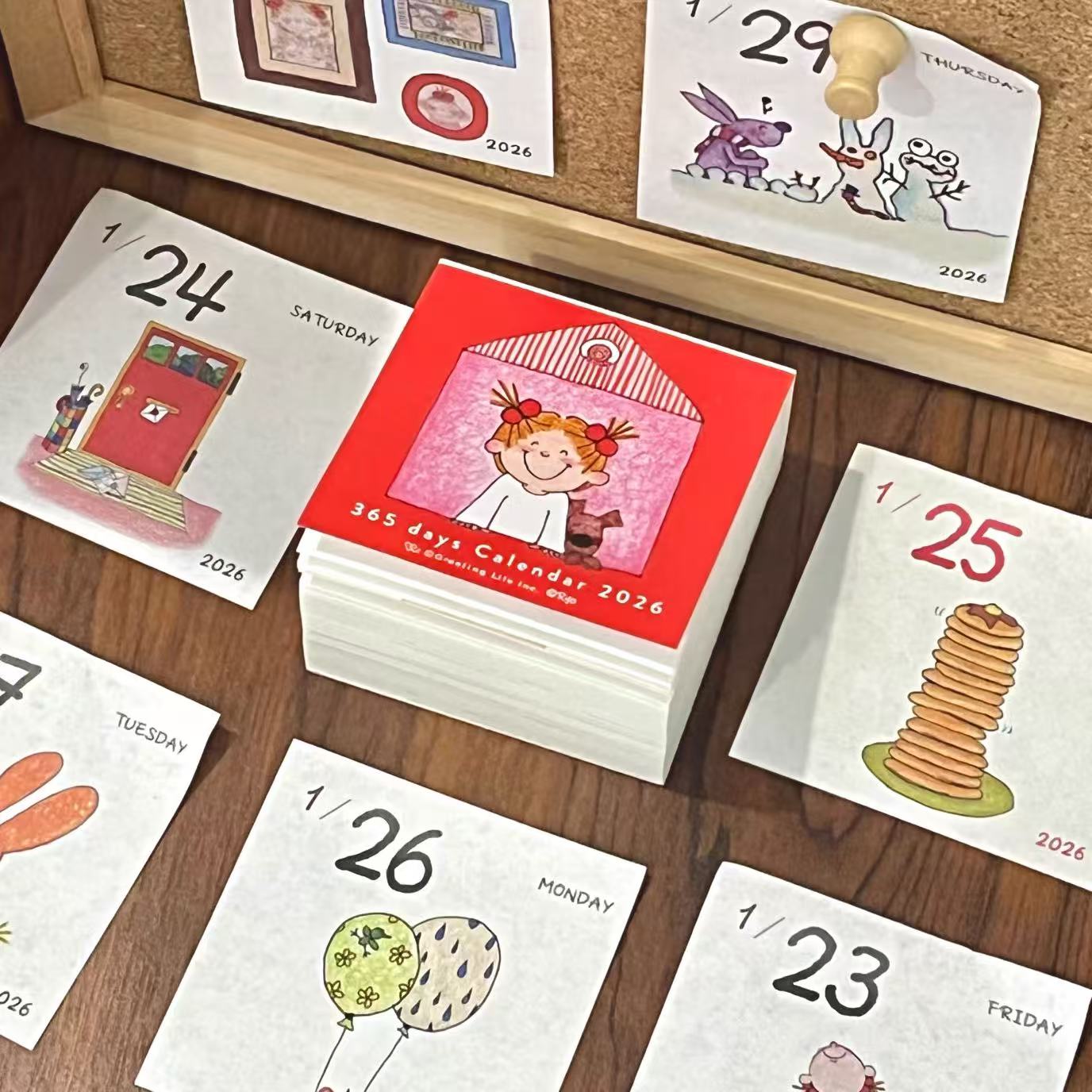 可爱Coco酱2026年一日一页小台历