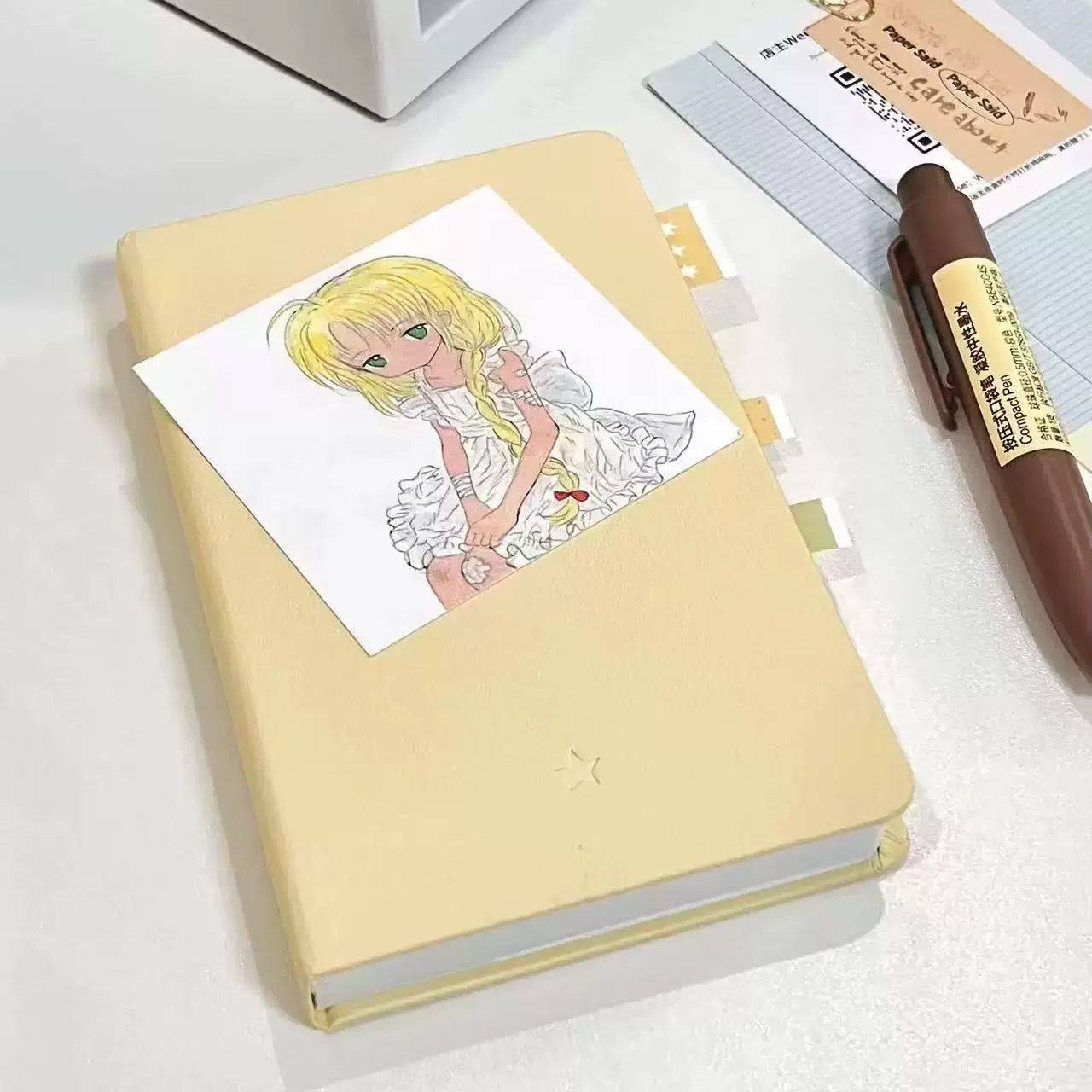 简约黄油芝士A6硬壳笔记本学生小众ins风网格内页DIY手账日记本子,文具电教/文化用品/商务用品,手帐/日程本/计划本,淘宝优惠券,粉丝福利购,淘宝优惠卷