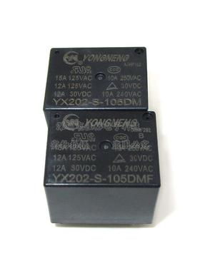 YX202-S-105DM -105DMF 15A4脚5VDC 一组常开 原装家电常用继电器