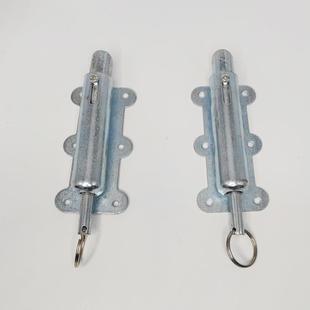 弹簧上插销 拉环竖式插销 镀锌铁质弹簧插销 工业门弹簧上插天插