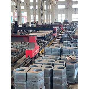 锰16MN钢板切割Q355D激光切割Q345B钢板下料激光切割法兰异形件