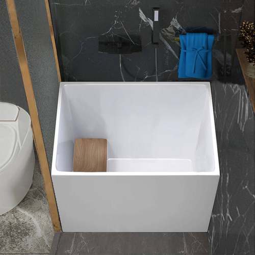 家用小户型成人日式迷你可移动坐式独立式一体小型深泡保温小浴缸