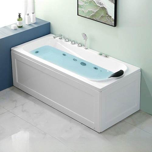 亚克力小公寓智能加热恒温冲浪按摩浴缸家用浴缸
