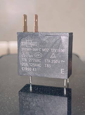 松川302WP-1AH-C 12V 17A 277VAC 20A 热水器 微波炉继电器JQX62F