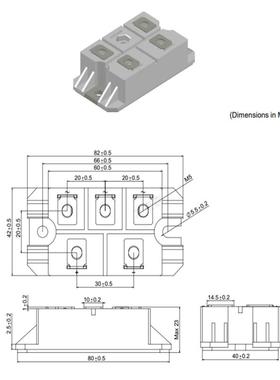 通用等离子 整流快恢覆模块 SD4F80B60S SD4F100B60S MFQ100U6N