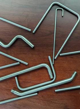 专业定制304不锈钢弯管加工 盘管 S型 L直角 焊接铜管折弯 铝管