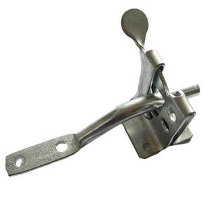 栅栏自动碰锁锁扣插销农场花园户外宠物鸽舍牛羊舍篱笆围栏门锁卡