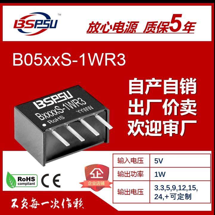 B0505S-1WR3 B0503/0505/0509/0512/0515/0524S-1WR3/R2 电源模块