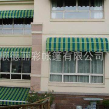 户外铝合金法式篷 窗台固定篷 户外店铺门头固定伸缩遮雨遮阳彩篷