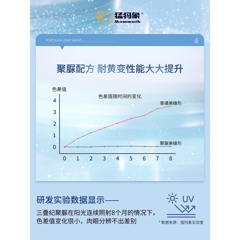 天冬纯聚脲美缝剂室内外厨卫瓷砖地砖防水勾缝剂耐黄变