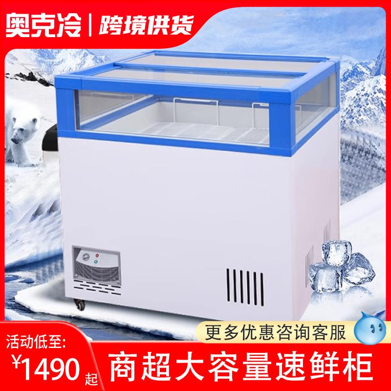 冰柜商用小型冷柜冷藏两用冰箱柜超市便利店促销牛奶雪糕酸奶冰柜
