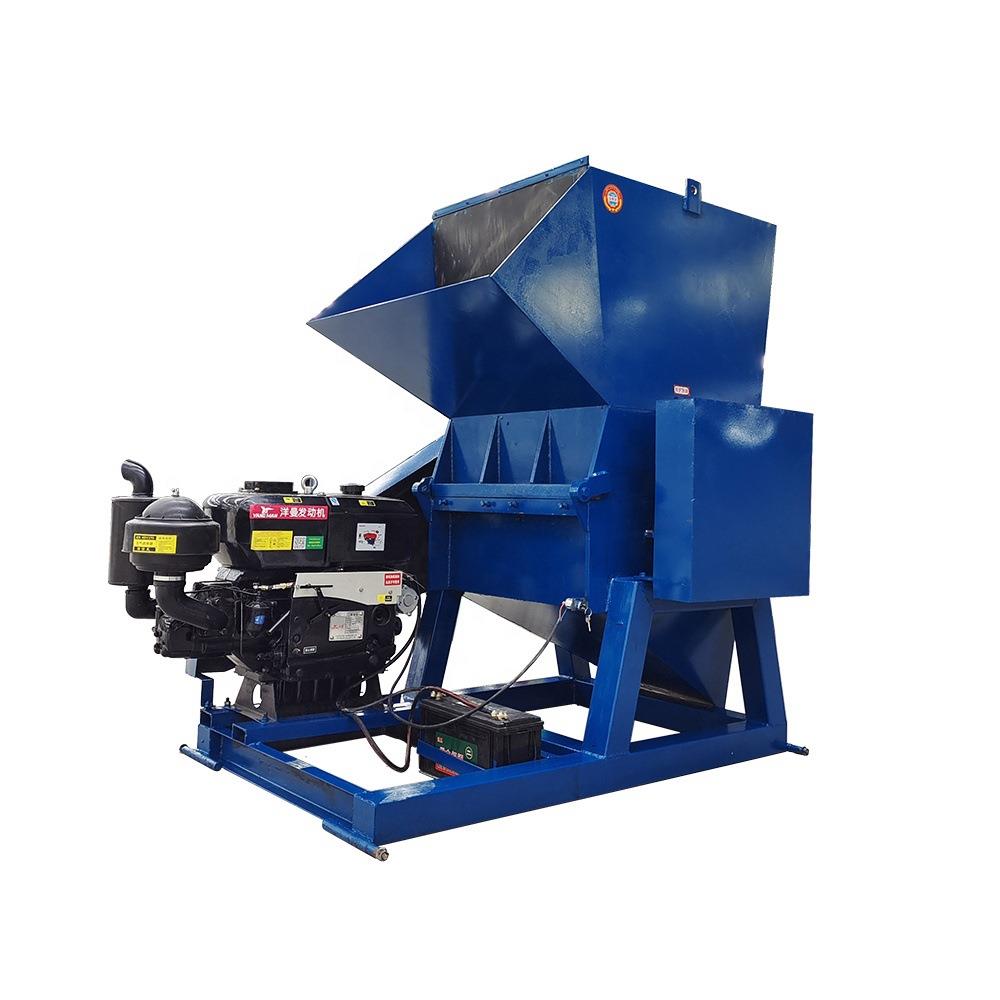 强力塑料粉碎机汽车轮胎塑料浴缸矿泉水瓶头盔废旧塑料快速粉料机